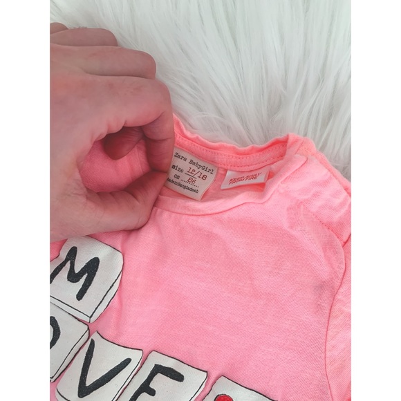 Zara Mom Love shirt - 12-18 months - Picture 2 of 2